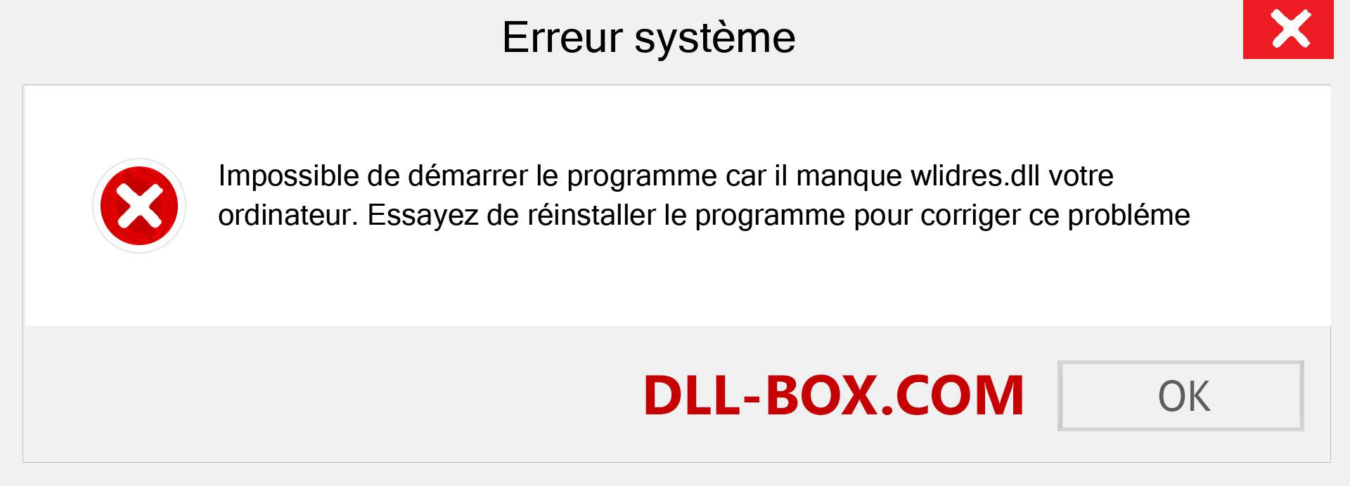 Le fichier wlidres.dll est manquant ?. Télécharger pour Windows 7, 8, 10 - Correction de l'erreur manquante wlidres dll sur Windows, photos, images